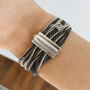 David Yurman Multi Cable Chain Bracelet